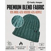 image:imageFunky Junque Chunky Knit Wool Beanie for Men and Women Warm Winter Hat Unisex Stretchable Cuffed Ski CapGreen