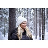image:imageFunky Junque Chunky Knit Wool Beanie for Men and Women Warm Winter Hat Unisex Stretchable Cuffed Ski CapWhite