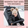 image:imageFunky Junque Double Pom Pom Baby Beanie  Newborn Girl Winter Hat 012 Months Cute Cozy Knit Infant Beanies for Cold WeatherBeige  Diagonal Basketweave Pattern  Double Pom Pom