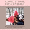 image:imageFunky Junque Double Pom Pom Baby Beanie  Newborn Girl Winter Hat 012 Months Cute Cozy Knit Infant Beanies for Cold WeatherCandy Pink  Double Pom