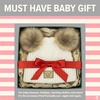 image:imageFunky Junque Double Pom Pom Baby Beanie  Newborn Girl Winter Hat 012 Months Cute Cozy Knit Infant Beanies for Cold WeatherDiagonal Basketweave Pattern  White Double Pom