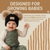 image:imageFunky Junque Double Pom Pom Baby Beanie  Newborn Girl Winter Hat 012 Months Cute Cozy Knit Infant Beanies for Cold WeatherDiagonal Basketweave Pattern  Black 2 Pom