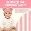 image:imageFunky Junque Double Pom Pom Baby Beanie  Newborn Girl Winter Hat 012 Months Cute Cozy Knit Infant Beanies for Cold WeatherIndi Pink  Double Pom