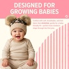 image:imageFunky Junque Double Pom Pom Baby Beanie  Newborn Girl Winter Hat 012 Months Cute Cozy Knit Infant Beanies for Cold WeatherLeopard  Beige Double Pom