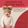 image:imageFunky Junque Double Pom Pom Baby Beanie  Newborn Girl Winter Hat 012 Months Cute Cozy Knit Infant Beanies for Cold WeatherLeopard  Latte 2 Pom
