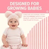image:imageFunky Junque Double Pom Pom Baby Beanie  Newborn Girl Winter Hat 012 Months Cute Cozy Knit Infant Beanies for Cold WeatherLight Pink  Ear Flap W Double Faux Fur Pom