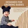image:imageFunky Junque Double Pom Pom Baby Beanie  Newborn Girl Winter Hat 012 Months Cute Cozy Knit Infant Beanies for Cold WeatherNavy  Double Pom