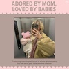 image:imageFunky Junque Double Pom Pom Baby Beanie  Newborn Girl Winter Hat 012 Months Cute Cozy Knit Infant Beanies for Cold WeatherPale Pink  Double Pom