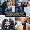 image:imageFunky Junque Double Pom Pom Baby Beanie  Newborn Girl Winter Hat 012 Months Cute Cozy Knit Infant Beanies for Cold WeatherSequin  White