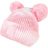 image:imageFunky Junque Double Pom Pom Baby Beanie  Newborn Girl Winter Hat 012 Months Cute Cozy Knit Infant Beanies for Cold WeatherTie Dye  Baby PinkWhite  Double Pom