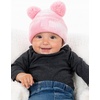 image:imageFunky Junque Double Pom Pom Baby Beanie  Newborn Girl Winter Hat 012 Months Cute Cozy Knit Infant Beanies for Cold WeatherTie Dye  Baby PinkWhite  Double Pom