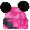 image:imageFunky Junque Double Pom Pom Baby Beanie  Newborn Girl Winter Hat 012 Months Cute Cozy Knit Infant Beanies for Cold WeatherTie Dye  BlackHot Pink  Double Pom