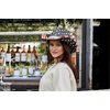 image:imageFunky Junque Embroidered Band Decorative Cowgirl Hat  Patriotic straw cowboy hat with breathable woven design stretchy fit and sun protection for rodeos festivals amp moreAmerican Flag W Star Studs