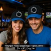 image:imageFunky Junque Embroidered Circle City Trucker Hat Mens Snapback Cap  Cotton trucker cap with embroidered city graphic for game day sports gifting amp everyday street styleDetroit  BlackBlue