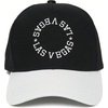 image:imageFunky Junque Embroidered Circle City Trucker Hat Mens Snapback Cap  Cotton trucker cap with embroidered city graphic for game day sports gifting amp everyday street styleLas Vegas  BlackSilver