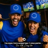 image:imageFunky Junque Embroidered Circle City Trucker Hat Mens Snapback Cap  Cotton trucker cap with embroidered city graphic for game day sports gifting amp everyday street styleLos Angeles  Blue