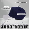 image:imageFunky Junque Embroidered Circle City Trucker Hat Mens Snapback Cap  Cotton trucker cap with embroidered city graphic for game day sports gifting amp everyday street styleDallas  NavySilver