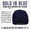 image:imageFunky Junque Embroidered Circle City Trucker Hat Mens Snapback Cap  Cotton trucker cap with embroidered city graphic for game day sports gifting amp everyday street styleNew York  Navy