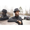 image:imageFunky Junque Fedora Hats for Men  Classic Wool Blend Trilby Dress Hat Short Brim Mens Fedoras for Formal amp Casual WearBlack