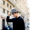 image:imageFunky Junque Fedora Hats for Men  Classic Wool Blend Trilby Dress Hat Short Brim Mens Fedoras for Formal amp Casual WearCheckered Light Grey
