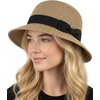 image:imageFunky Junque Foldable Wide Brim Straw Sun Hat Packable Beach Cap  Breathable woven straw sun hat with inner sweatband for beach days travel poolside amp summer styleBrown Mix