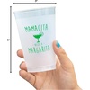 image:imageFunky Junque Frost Flex Cups Margs and Matrimony Bachelorette Plastic Cups with Sayings 12 Pack 14oz12 Mamacita Needs a Margarita Green
