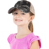 image:imageFunky Junque Girls Criss Cross Ponytail Baseball Cap Kids Messy Bun Hat  Lightweight mesh cap with criss cross elastic bands for camping playgrounds softball volleyball amp recessGrey Camo
