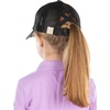 image:imageFunky Junque Girls Criss Cross Ponytail Baseball Cap Kids Messy Bun Hat  Lightweight mesh cap with criss cross elastic bands for camping playgrounds softball volleyball amp recessBlack Camo