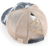 image:imageFunky Junque Girls Criss Cross Ponytail Baseball Cap Kids Messy Bun Hat  Lightweight mesh cap with criss cross elastic bands for camping playgrounds softball volleyball amp recessBlue Camo