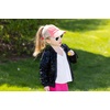 image:imageFunky Junque Girls Criss Cross Ponytail Baseball Cap Kids Messy Bun Hat  Lightweight mesh cap with criss cross elastic bands for camping playgrounds softball volleyball amp recessCoral Washed