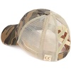 image:imageFunky Junque Girls Criss Cross Ponytail Baseball Cap Kids Messy Bun Hat  Lightweight mesh cap with criss cross elastic bands for camping playgrounds softball volleyball amp recessGreen Camo