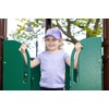 image:imageFunky Junque Girls Criss Cross Ponytail Baseball Cap Kids Messy Bun Hat  Lightweight mesh cap with criss cross elastic bands for camping playgrounds softball volleyball amp recess2 Pack Tie Dye Purple  Tie Dye Cotton Candy
