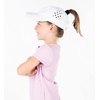 image:imageFunky Junque Girls Criss Cross Ponytail Baseball Cap Kids Messy Bun Hat  Lightweight mesh cap with criss cross elastic bands for camping playgrounds softball volleyball amp recessBasketweave White