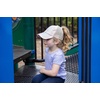 image:imageFunky Junque Girls Criss Cross Ponytail Baseball Cap Kids Messy Bun Hat  Lightweight mesh cap with criss cross elastic bands for camping playgrounds softball volleyball amp recess2 Pack Cotton Candy  Unicorn Glitter