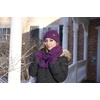 image:imageFunky Junque Hat Scarf Glove Set for Women  Matching Winter Set with Oversized Slouchy Beanie Infinity Scarf amp Cozy GlovesBlack