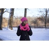 image:imageFunky Junque Hat Scarf Glove Set for Women  Matching Winter Set with Oversized Slouchy Beanie Infinity Scarf amp Cozy GlovesBurgundy