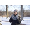 image:imageFunky Junque Hat Scarf Glove Set for Women  Matching Winter Set with Oversized Slouchy Beanie Infinity Scarf amp Cozy GlovesBurgundy