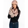 image:imageFunky Junque Hat Scarf Glove Set for Women  Matching Winter Set with Oversized Slouchy Beanie Infinity Scarf amp Cozy GlovesConfetti Indi Pink