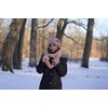 image:imageFunky Junque Hat Scarf Glove Set for Women  Matching Winter Set with Oversized Slouchy Beanie Infinity Scarf amp Cozy GlovesIndi Pink