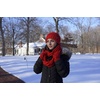 image:imageFunky Junque Hat Scarf Glove Set for Women  Matching Winter Set with Oversized Slouchy Beanie Infinity Scarf amp Cozy GlovesIvory