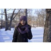 image:imageFunky Junque Hat Scarf Glove Set for Women  Matching Winter Set with Oversized Slouchy Beanie Infinity Scarf amp Cozy GlovesIvory