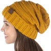 image:imageFunky Junque Hat Scarf Glove Set for Women  Matching Winter Set with Oversized Slouchy Beanie Infinity Scarf amp Cozy GlovesMustard