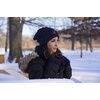 image:imageFunky Junque Hat Scarf Glove Set for Women  Matching Winter Set with Oversized Slouchy Beanie Infinity Scarf amp Cozy GlovesPurple