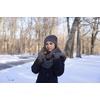 image:imageFunky Junque Hat Scarf Glove Set for Women  Matching Winter Set with Oversized Slouchy Beanie Infinity Scarf amp Cozy GlovesViolet