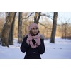 image:imageFunky Junque Hat Scarf Glove Set for Women  Matching Winter Set with Oversized Slouchy Beanie Infinity Scarf amp Cozy GlovesViolet