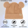 image:imageFunky Junque Infant Teddy Bear Beanie  Adorable Cozy Winter Knit Hat for Babies Warm Soft Baby Beanie CapCamel