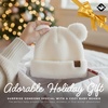 image:imageFunky Junque Infant Teddy Bear Beanie  Adorable Cozy Winter Knit Hat for Babies Warm Soft Baby Beanie CapIvory