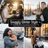 image:imageFunky Junque Infant Teddy Bear Beanie  Adorable Cozy Winter Knit Hat for Babies Warm Soft Baby Beanie CapStriped  Beige