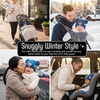 image:imageFunky Junque Infant Teddy Bear Beanie  Adorable Cozy Winter Knit Hat for Babies Warm Soft Baby Beanie CapStriped  Royal Blue