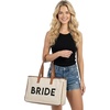 image:imageFunky Junque Large Canvas Tote Bag Womens Beach Shoulder Purse  Oversized canvas tote with interior slip pocket for beach trips pool park farmers markets amp grocery runsBride